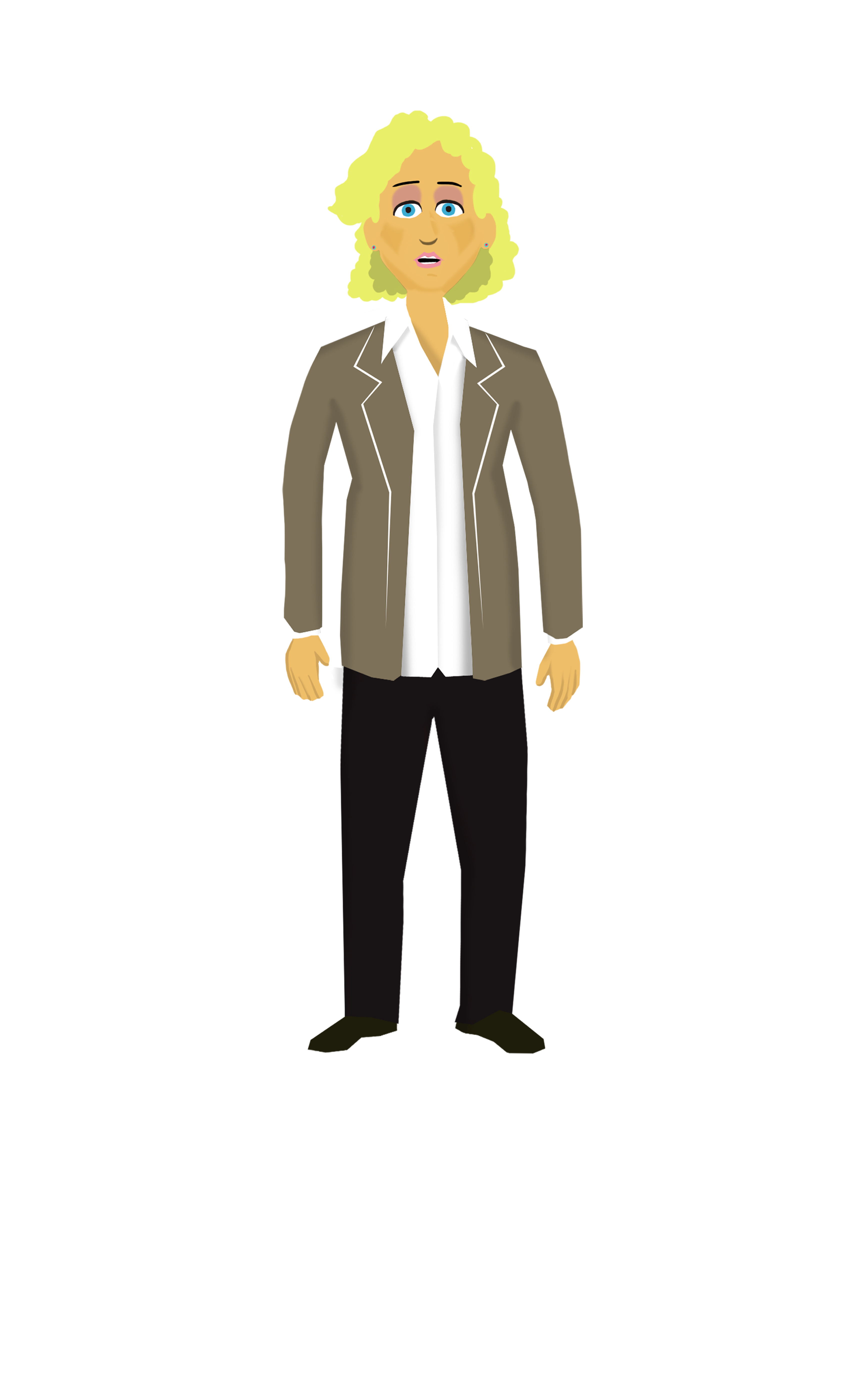 22 Blonde Office lady 2